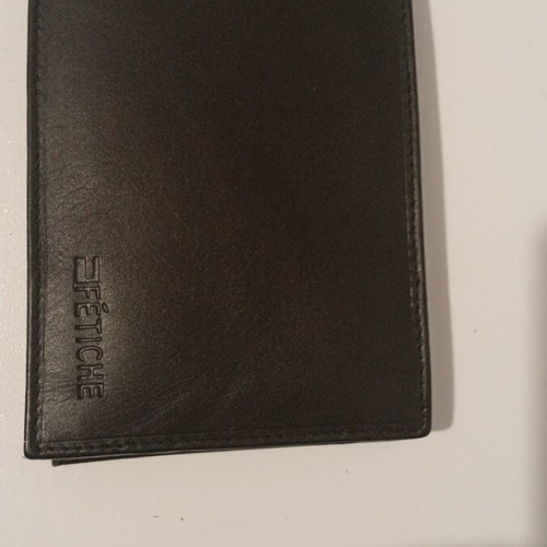 Fetiche Leather men's leather wallet black new