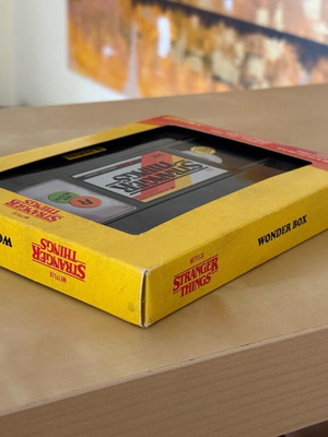 Stranger Things Wonder Box sealed Panini collectible in VHS tin