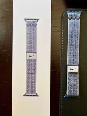 Apple Watch Nike sport loop 46mm σαν καινούργιο, μπλε/γκρι