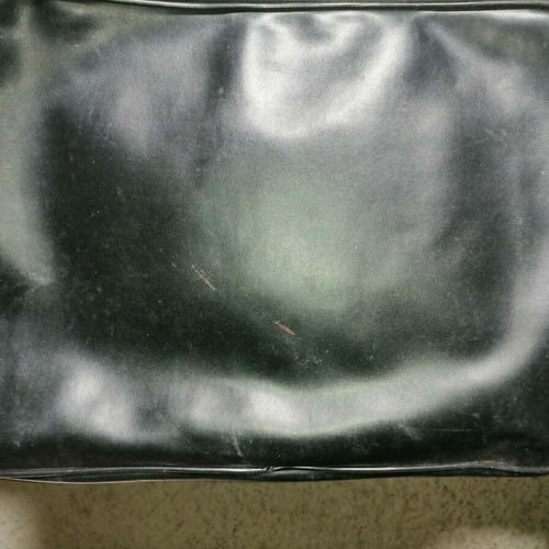 Document case black leatherette like new