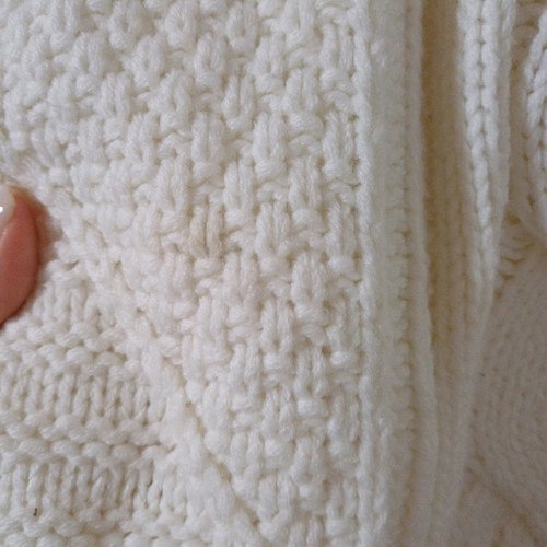 Pullover used, white, size S