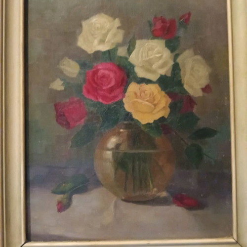 Painting by Ioannou Sifnaiou like new, rare collectible first work