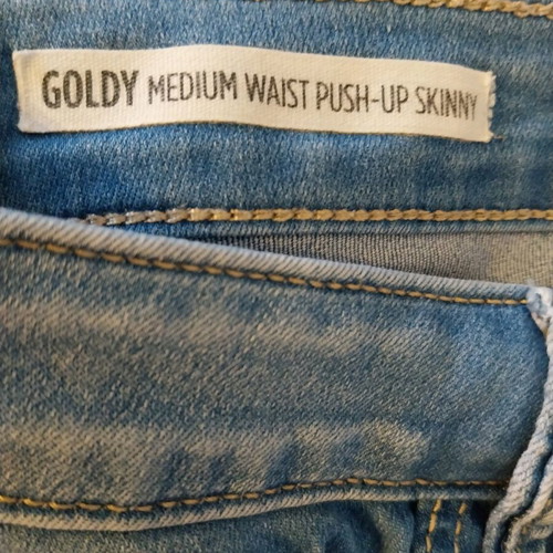 Tally Weijl jeans used, medium waist push-up skinny, size L