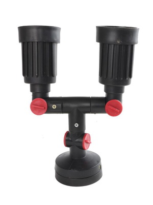 Outdoor double spotlight new with adjustable beam
