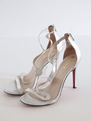 Mark Milan women's silver sandals size 39