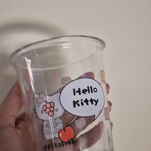 Hello Kitty glass cup