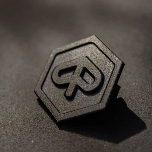 3D Printed Piaggio Badge Carbon Black for Beverly Medley MP3 new