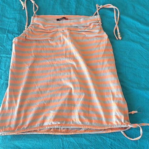 Toi&Moi striped top with adjustable ties, medium/large