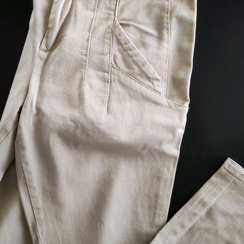 Sisley slim beige pants used, size S