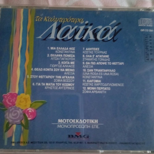 Pack of 2 CDs with Greek hits like new