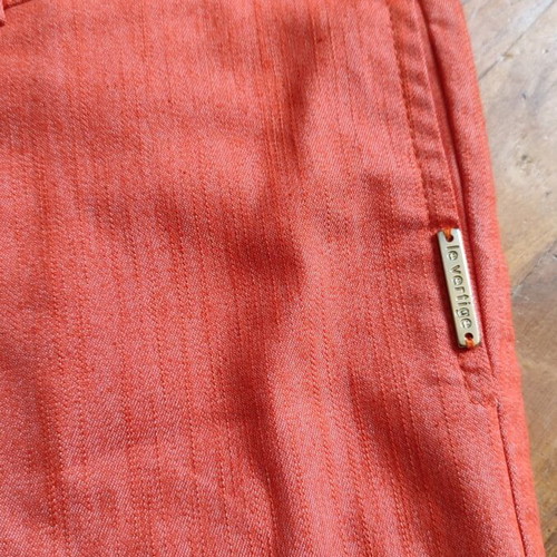 Women's red summer pants Medium new