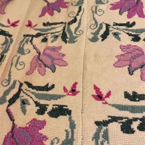 Handmade double knitted blanket like new 2x2 meters