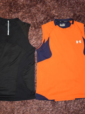 Under Armour Thank Top men's tank tops size S/M used, 2 items