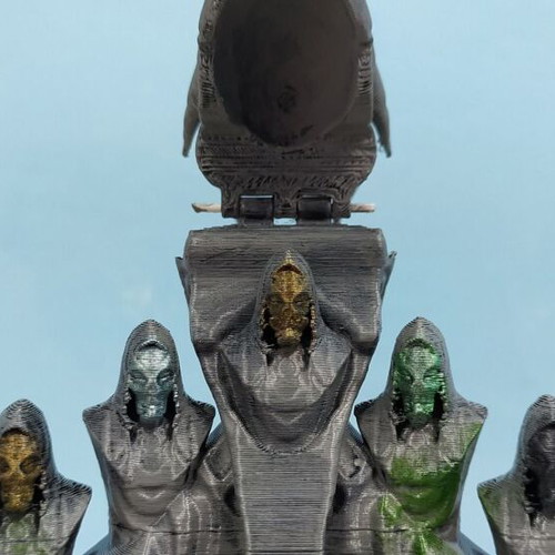 Skyrim Dragon Priest Altar 3D printed figure new, hand-painted, 20 cm