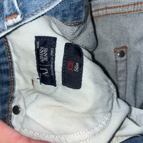 Armani Jeans slim fit pants size 31 used, blue