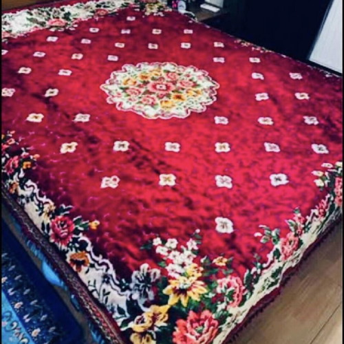 Velvet vintage quilt unused like new