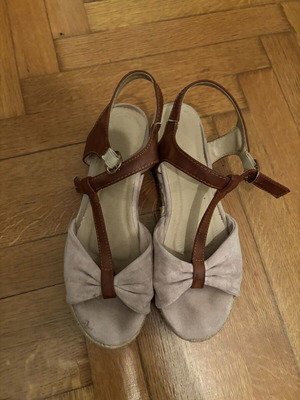 Super Mode pink sandals size 39 used, good condition