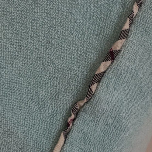 Burberry London terry beach dress with hood size S used, turquoise