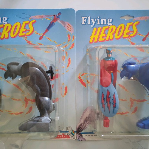 Flying Heroes Simba figures '90, blue and black