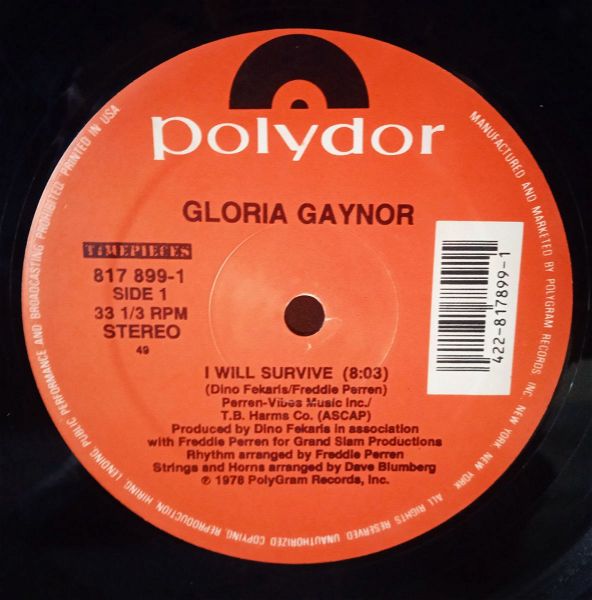  GLORIA GAYNOR - I Will Survive - Never Can Say Goodbye, diskos viniliou, Maxi-Single, Disco, Soul