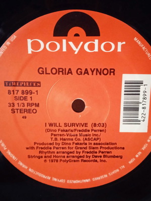 Gloria Gaynor I Will Survive - Never Can Say Goodbye vinyl record Maxi-Single