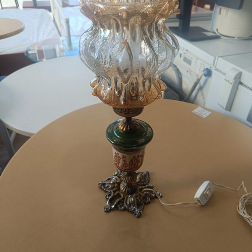 Vintage table lamp used, dimensions 0.42x0.15 m