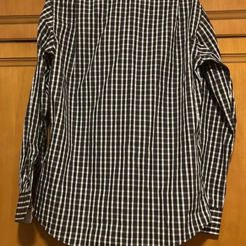 Makis Tselios medium regular fit shirt like new, black and white