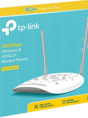 TP-LINK TD-W8961N v4 ADSL2+ Ασύρματο Modem Router Wi‑Fi 4 με 4 Θύρες Ethernet