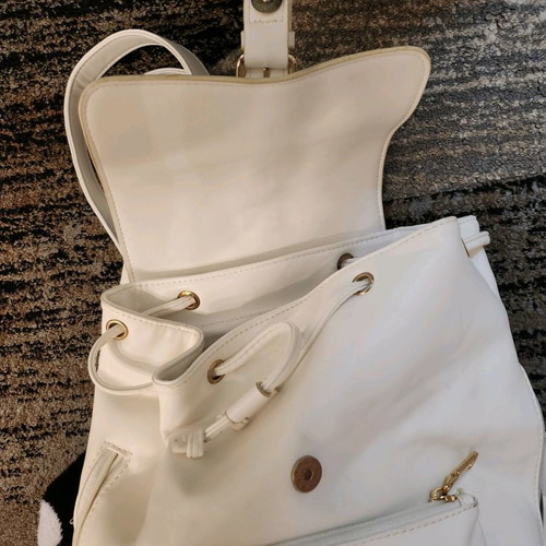 White backpack used