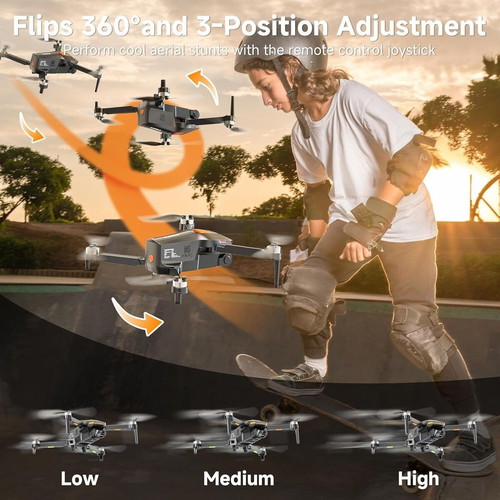 Plegble PL510 Drone with Camera New, Brushless Motor, FPV, Foldable