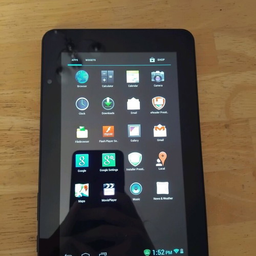 Small tablet used, suitable for children to watch cartoons and play games