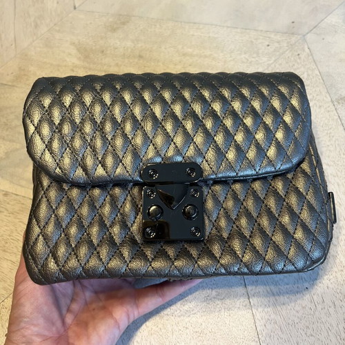 Elena Athanasiou bag new, grey, vegan leather with extra strap