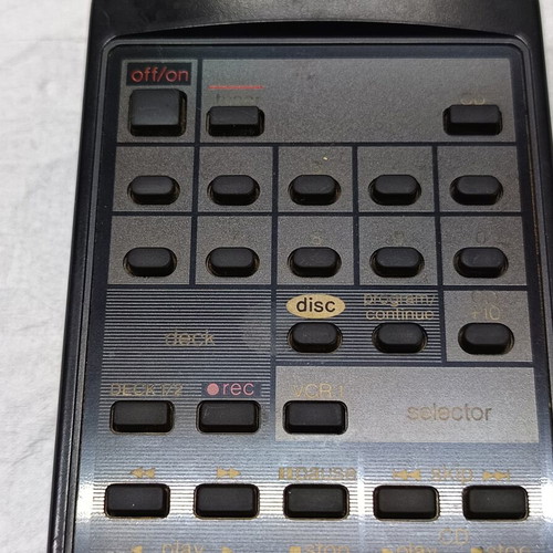 Technics RAK SA301E remote control