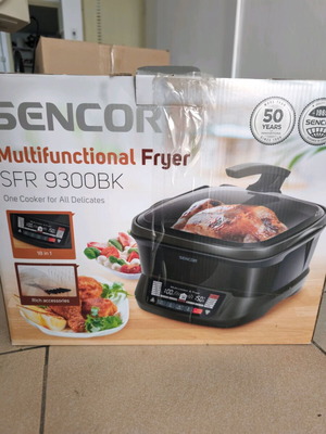 Sencor SFR 9300BK πολυλειτουργική φριτέζα καινούργια 4.8 λίτρα