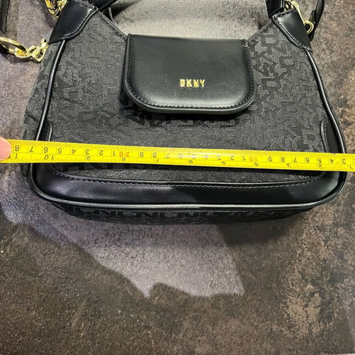 DKNY shoulder bag new black with double strap