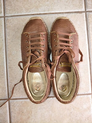 Replay closed espadrilles like new, size 40, brown