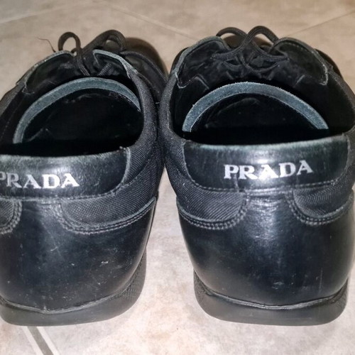 Prada men's shoes black size 45 like new