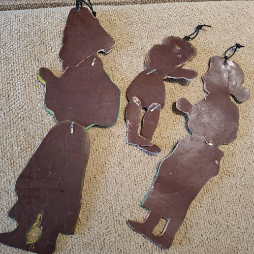 Karagiozis leather figure set like new