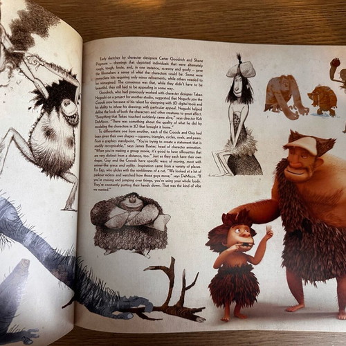 The Art of the Croods book like new