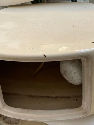 VINTAGE Cauldron of 70" beige