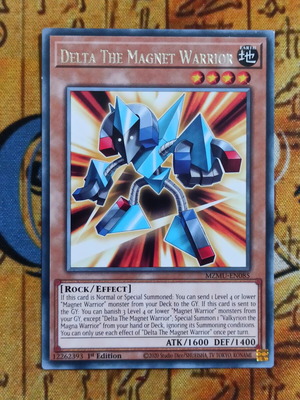Delta The Magnet Warrior Effect Monster κάρτα σαν καινούργιο