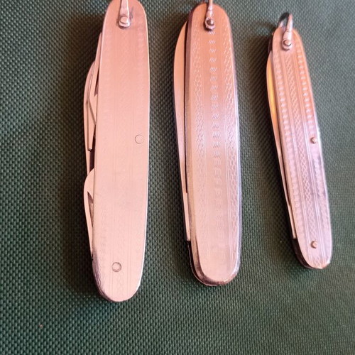 Vintage pocket knives and multitool set of 3, like new
