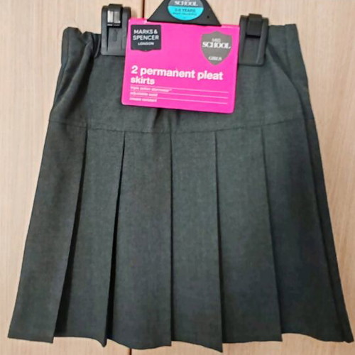 Marks & Spencer gray parade skirt new, size 116 cm for 6 years old