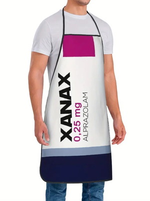 Funny ποδιά κουζίνας unisex καινούργια, υφαντό ύφασμα
