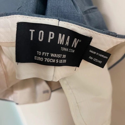TopMan light blue-grey suit like new