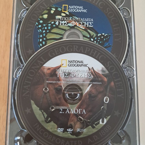 National Geographic The Nature Series DVD set like new, 5 discs