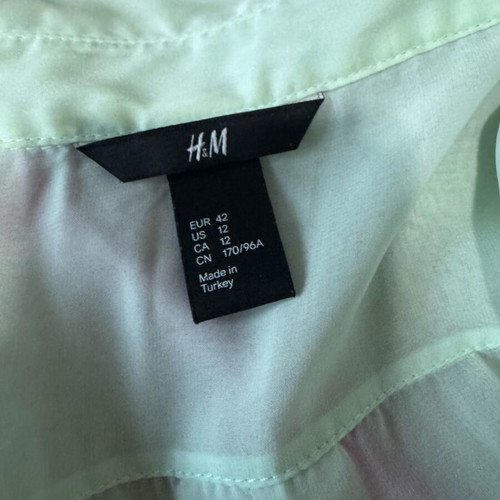 Sleeveless shirt/blouse used H&M mint size L