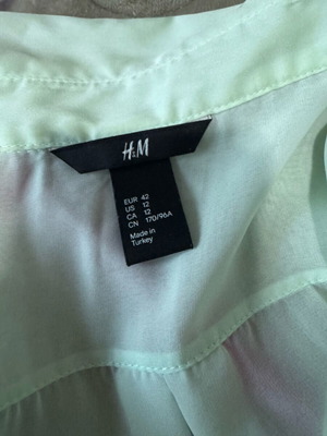 Sleeveless shirt/blouse used H&M mint size L