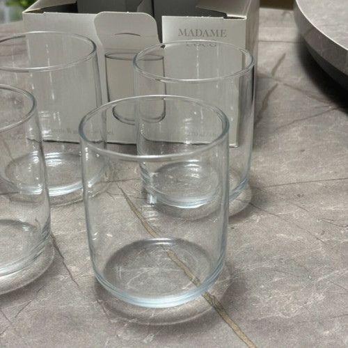 Madame Coco glass set 4 pieces 270 ml new