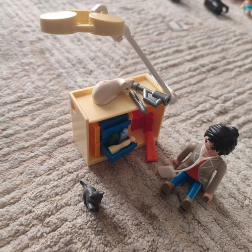 Playmobil Veterinary Clinic Set like new